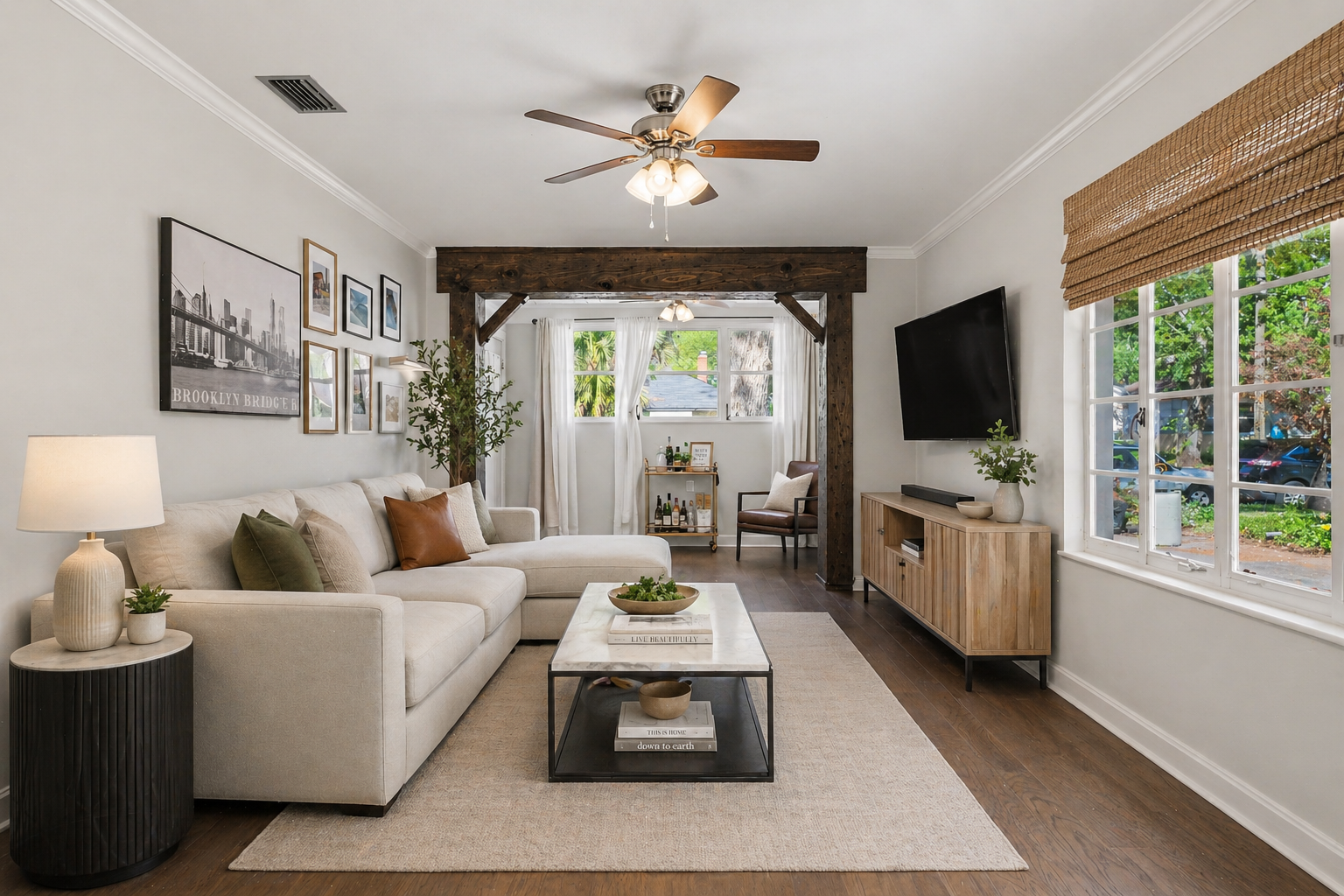 Modern virtual staging