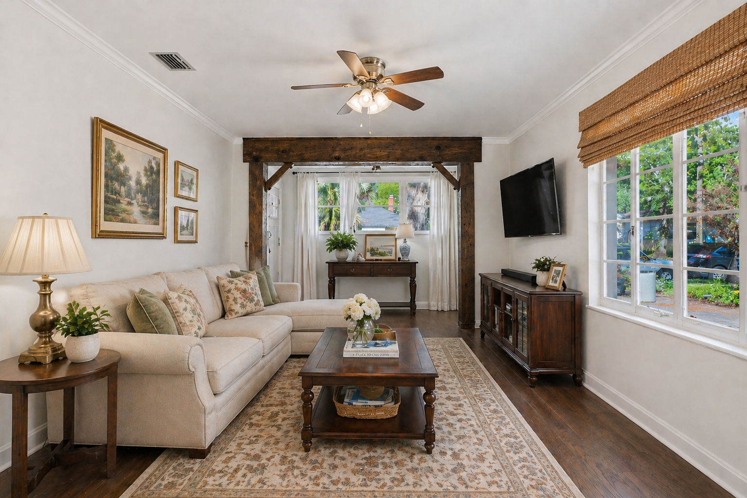 Traditional virtual staging